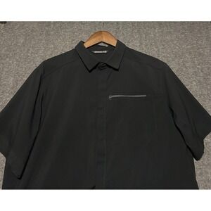Arcteryx skline shirt mens black short sleeve outdoors lightweight Large
